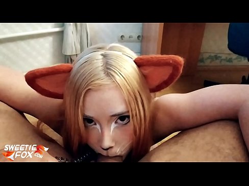 ❤️ Kitsune glutas dikon kaj kumas en ŝia buŝo ❌ Bonega porno ĉe porno eo.verhentai.ru ❌❤